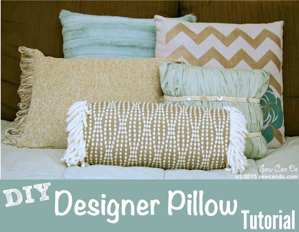 Sew Can Do DIY Designer Pillows & Trying Out The My Own Fringemaker